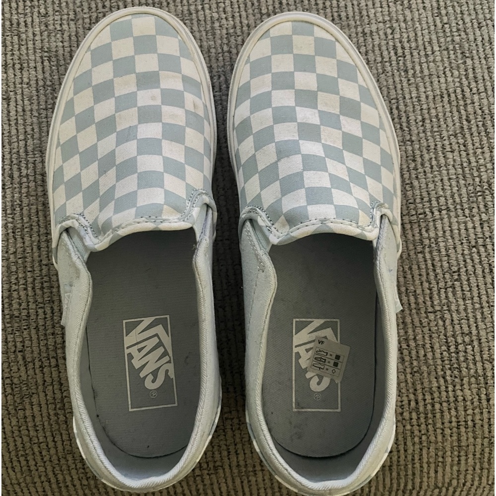 Vans Slip On Tennis Shoes size 7.5 7 1/2 Like New